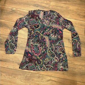 Paisley Print Women's Top